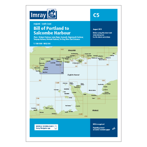 Imray C 5 - Portland Bill/Salcombe Harbour